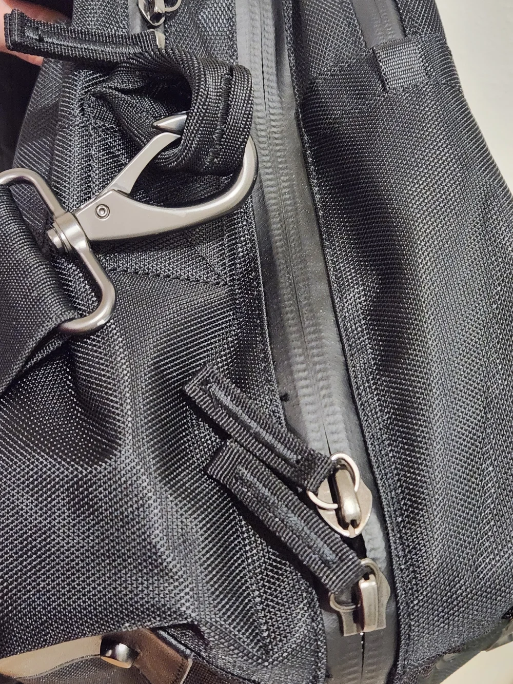 Pakt. One NEW Men's Black Duffel Bag with Padded Shoulder Strap